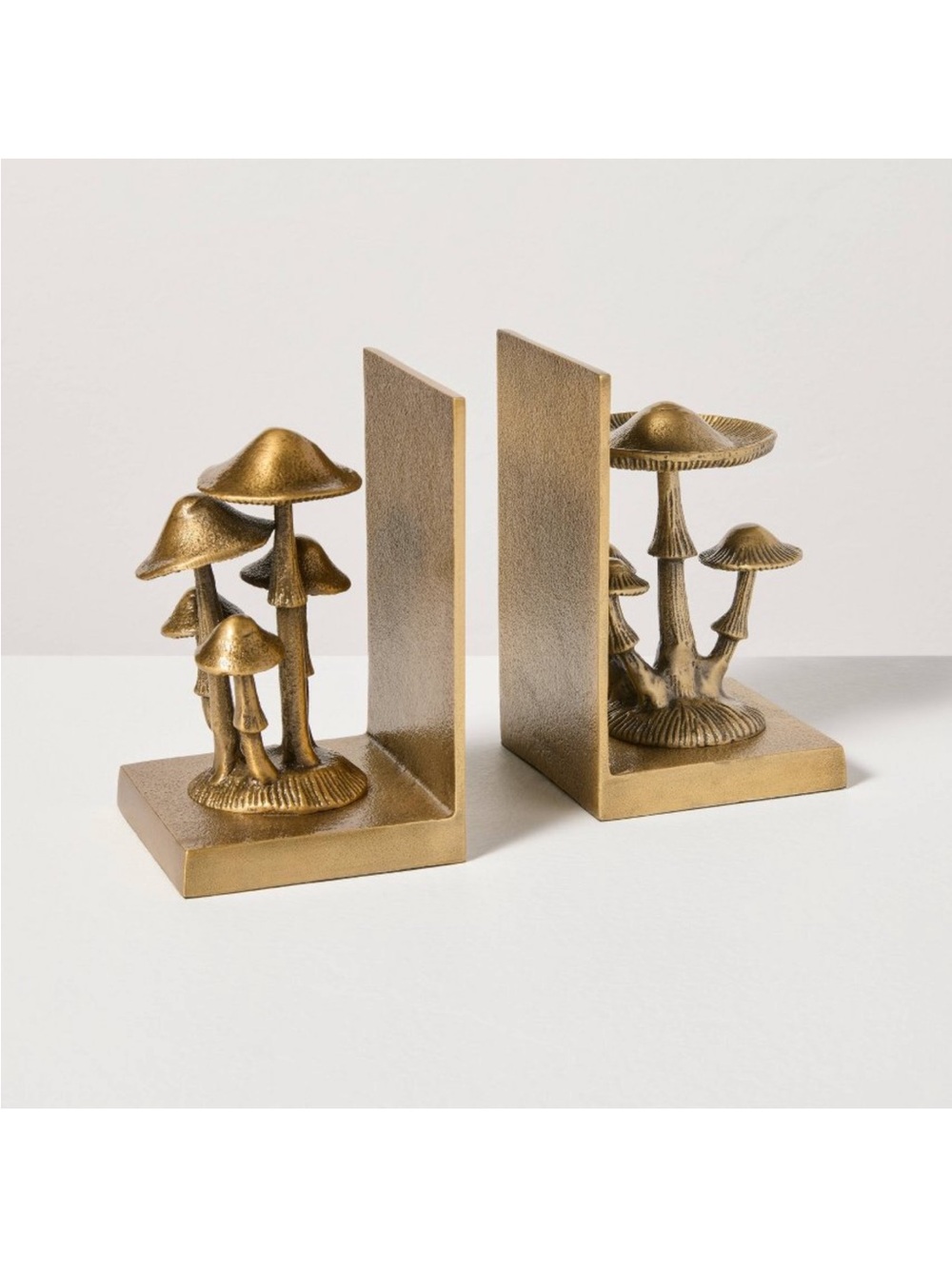 Hearth & Hand Magnolia 6” Brass Mushroom Bookends Fall 2026 Target - NEW